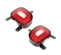 WSDFGUY Driver Right Side TailLight Compatible With Jeep For Renegade 2015-2019 Car Rear Bumper Reflectors Red Tail Brake Fog Lamps And White Reverse Lights(Red Lens)