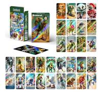 WSDFTQ 30PCS Italian Brainrot Cards, Italian Brainrot Toys, Laser Fantasy Animal Set, Educational Game Cards for Kids and Teens, Perfect for Family Game Nights and Gift Giving
