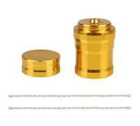 WSDMAVIS 1 Pcs Portable Mini Alcohol Burner Lamp Case Aluminum Alloy Alcohol Stove for Outdoor Camping Picnic Lab Equipment Heating Tool