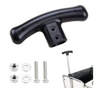 WSDMAVIS 1Pcs Expandable Trolley Handle Replacement for Outdoor Camping Garden Carts Versatile Collapsible Wagon Cart Push Handle for 2.5cmx1cm/0.98inchx0.39inch Tubing