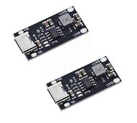 WSDMAVIS 2 Pcs 18650 Lithium Battery Charge Module 5V to 4.2V 3A Lithium Battery Fast Charging PCB Board with Type C Input