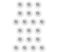 WSDMAVIS 20Pcs One-way Degassing PE Valve with Filter Exhaust Ventilation Vent for Coffee Bag Kraft Paper Bag Food Bags