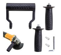 WSDMAVIS 3Pcs Anti-Slip Angle Grinder Handle Universal Fit 8mm & 10mm Thread Shock-Absorbent Grinder Side Handle for Enhanced Comfort Control Grinder Parts & Accessories