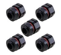 WSDMAVIS 5Pcs IP68 Waterproof Breather Screw Air Vent M12x1.5 Plastic Pressure Reducing Valve for Effective Moisture and Pressure Regulation Breather Plug Cap for Outdoor Electrical Housings