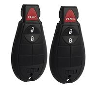 WSDOW 3 Button Entry Keyless Key Fob Compatible for Dodge Challenger, Charger, Grand Caravan, Chrysler 300, RAM 1500 2500 3500 Keyless Entry Remote Replacement for M3N5WY783X IYZ-C01C Pack of 2