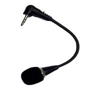 Wsdsgz 3.5mm Conference Microphone Double Sound Input Channel Bendable Metal Body For Webinar Gaming Voice Chatting Devices