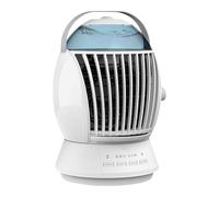Wsdsgz 3. Portable 3-Speed Air Cooler Radiator with Quiet Oscillation & Misting Function for Indoor Outdoor Desktop Spaces Low Noise USB Fan for Sleep