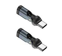 Wsdsgz 540°Rotatable USB C Adapter PD240W 48V/5A Fast Charging &480Mbps Data Transfer Connectors Aluminum Durability Design USB C Angled Fast Charging Connectors