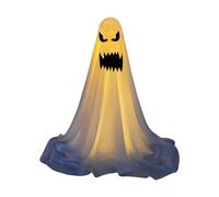 Wsdsgz Adjustable LED Lighted Specters Decors For Halloween Outdoors Indoor Parties Haunting House With Windproof Water Base Battery Power Halloween Light Up Specters