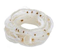 Wsdsgz Adjustable Styles Beaded for Women Multilayer Stackable Charm Jewelry Fashion Accessory Braided Bead