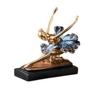 Wsdsgz Ballet Dancer Figurine European Girl Dancer Ornament Figure Sculpture Craft For Table Bookcase Accent Artistic Ballet Sculpture For Living Room