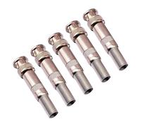 Wsdsgz BNC Male Connector Compression Screw On For CCTV Camera Compression Fitting Accessories BNC Connector