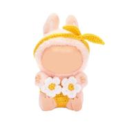 Wsdsgz Crochet Doll Clothes Set with Step-by-Step Tutorial Instruction Crochet Hook Yarn Needle Knitting Supplies for Beginner Knitting Supplies with Tool