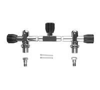 Wsdsgz Deeply Water Diving Double Cylinder Valves Replacement Corrosion-Proof Manifold DIN Technical Gear Enduring DIN/Yokes Double Twin Cylinder Valves