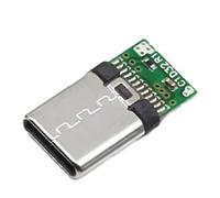 Wsdsgz Efficient Type C Connector for Fast Charging and Data Transfer Compatible for Various Electronics Using Metal Shell Reversible USB C