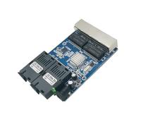 Wsdsgz Gigabit Ethernet Transceiver Switcher 2 Fiber Space Saving 4 RJ45 2G4E Data Transmission Board Gigabit Fiber Switcher