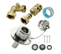 Wsdsgz Instantly Install Campers Freshwater Filler Port Systems Water Inlet Stainless Steel Construction For Travel Stainless Steel Water Tank Filler