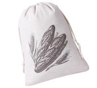 Wsdsgz Multipurpose Cotton Bread Bag Washable With Interior Drawstring Closures Organizers For Storing Croissants Bakery Goods Reusable Storage Bag