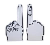 Wsdsgz Pack Of 2 Eye-catching Foam Fingers For Athletic Event Cheer Sports Event Cheering Palm Party Props Innovation Toy