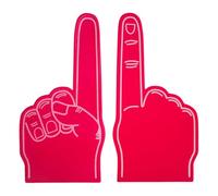 Wsdsgz Pack Of 2 Eye-catching Foam Fingers For Athletic Event Cheer Sports Event Cheering Palm Party Props Innovation Toy