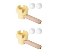 Wsdsgz Portable Wooden Breath Control Toy For Outdoor Activities Strengthens Respiratory And Focusing In Toddler Portable Wooden Blowing Ball