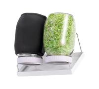 Wsdsgz Space Efficient Complete Indoor Germination Growing Systems With 2 Jar Capacity And Reusable Sprouting Lid For Seedling Indoor Sprouting