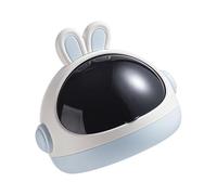 Wsdsgz Stylish Miniature Rabbits Desktop Dustbin 2 Step Quick Setups Spill Resistant Open Top Perfect For Office Kitchen Waste Management Hassle Release Desktop Neat Solution