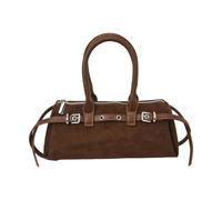 Wsdsgz Vintage Inspired Suedes Bag with Adjustable Strap Leopards Print Commuters Work Bag for Women Daily Carry Shoulder Bags Retro Suedes Handbag for Women