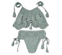 Wsdsgz Womens Halters Side String Bkini Set Swimsuit Cheekys Swimwears 2Pieces Bathing Suit Crochets Bkini Set Beachwears for Woman Pieced for Woman