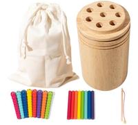 Wsdsgz Wooden Color Shape Sorting Toy for Toddler 1-3 Years Educational Learning Game Motor Skills Development Balance Set