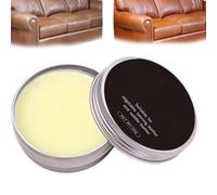 WSELiYi Leather Conditioner - Beeswax Material, Leather Recoloring Balm, Leather Care Balm, Conditioner and Cleaner, Leather Conditioning Cream, Restoring Leather Furniture, Car Seats, Boots, 50g