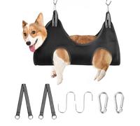 Wsetyy Grooming Hammock Harness Dogs Cats, Pet Sling for Nail Clipping Trimming, Restraint Bag Nail Cutting Helper for Claw Care and Groom (S)