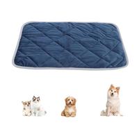 Wsetyy Self Heating Pad for Dogs, 70 x 48 CM Self Heating Pet Pad, Self-Heating Dog Blanket for Dogs, Cats, Guinea Pig (Dark Blue, 70 x 48 CM)