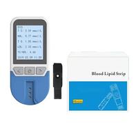 Wsexyy Cholesterol Test Meter, Multifunction Lipid Monitor Meter Kit for TC TG HDL LDL, Blood Lipid Tester with 25 Strips, 200 Sets Of Memory Values, For Home Lipid Analyzer Health