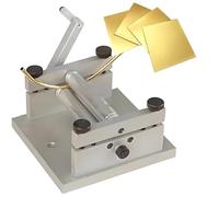 Wsexyy Diy Manual Slip Roll Machine, Manual Slip Rolling Bending Machine For 2.36 Inch Max Width Plates, Stainless Steel Hand Bending Tool With 12.5mm Rollers For Jewelry Making, Metal Hobbies And