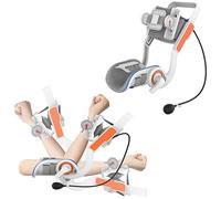 Wsexyy Elbow Stretching Trainer, Elbow Joint Rehabilitation Device with Air Bag Pressurization and Angle Dial, Adjustable -15° To 150° Angle, for Stroke Hemiplegia Patients