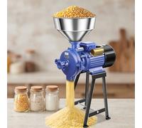 Wsexyy Electric Grain Mill Grinder, 3000w Commercial Corn & Spice Grinder, Adjustable Thickness, With Stainless Steel Funnel, Wet Dry Cereals Grinder, For Corn, Wheat, Rice, Cereals