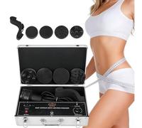 Wsexyy G5 Vibration Massage Machine, High Frequency Vibrating Massage Slimming Machine, with 5 Massage Heads, Portable Cellulite Remove Deep Tissue Massage, for Weight Loss, Body Shaping