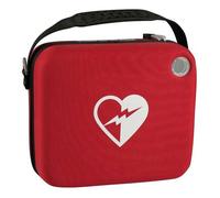 Wsexyy Portable Defibrillator Container, AED Defibrillator Storage Bag with Remote Control Signal Hole, Suitable for AED120P Series, Eye-catching Symbol for Home, Office, Hospital and Public Places