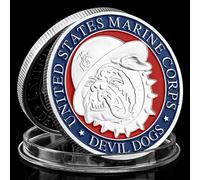 WSFSDAN US Navy Marine Corps Challenge Coins Retired Military Semper Fidelis Commemorative Coin Collection Collect-default