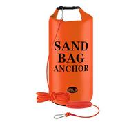 WSFSLJWDW 25LB Sand Anchor Bags, Waterproof Dry Bags, 2-in-1 Jet Ski Anchor Bag Kit with Adjustable Buoy for Small Boat Jetski Power Watercrafts Canoes and Kayaks