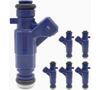 WSGTYOX 0280156014 Fuel injector 6-piece set for Mercedes-Benz 2001 2002 2003 2004 2005 E320 3.2L V6