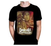 WSH - Dracula Has Risen from The Grave - Classic Horror Halloween T-Shirt Black