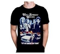 WSH - Hill Street Blues - Classic Tv Show Movie Merchandise Men's Black T-Shirt