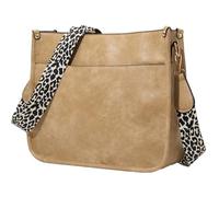 Wshads Women's Shoulder Bag, Women's Crossbody Bag, Vegan Leather Tote Bag, Multifunctional Pocket, With Detachable/adjustable Shoulder Strap, 12inch*10inch,khaki