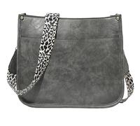 Wshads Women's Shoulder Bag, Women's Crossbody Bag, Vegan Leather Tote Bag, Multifunctional Pocket, With Detachable/adjustable Shoulder Strap, 12inch*10inch,grey