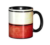 WSHFFILO American Flag Pattern Printed Mug Double-Coloured Mug Ceramic Mug