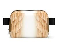 WSHFFILO Angel Wing Printed Square-Shaped Fashionable Waist Bag Casual Chest Bag