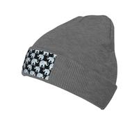 WSHFFILO Aztec Elephant Printed Knitted Hat Fashionable brimless Cap Warm Beanies