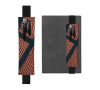 WSHFFILO Basketball Sport Printed Leather Pen Holder Bookmark Pencil Case